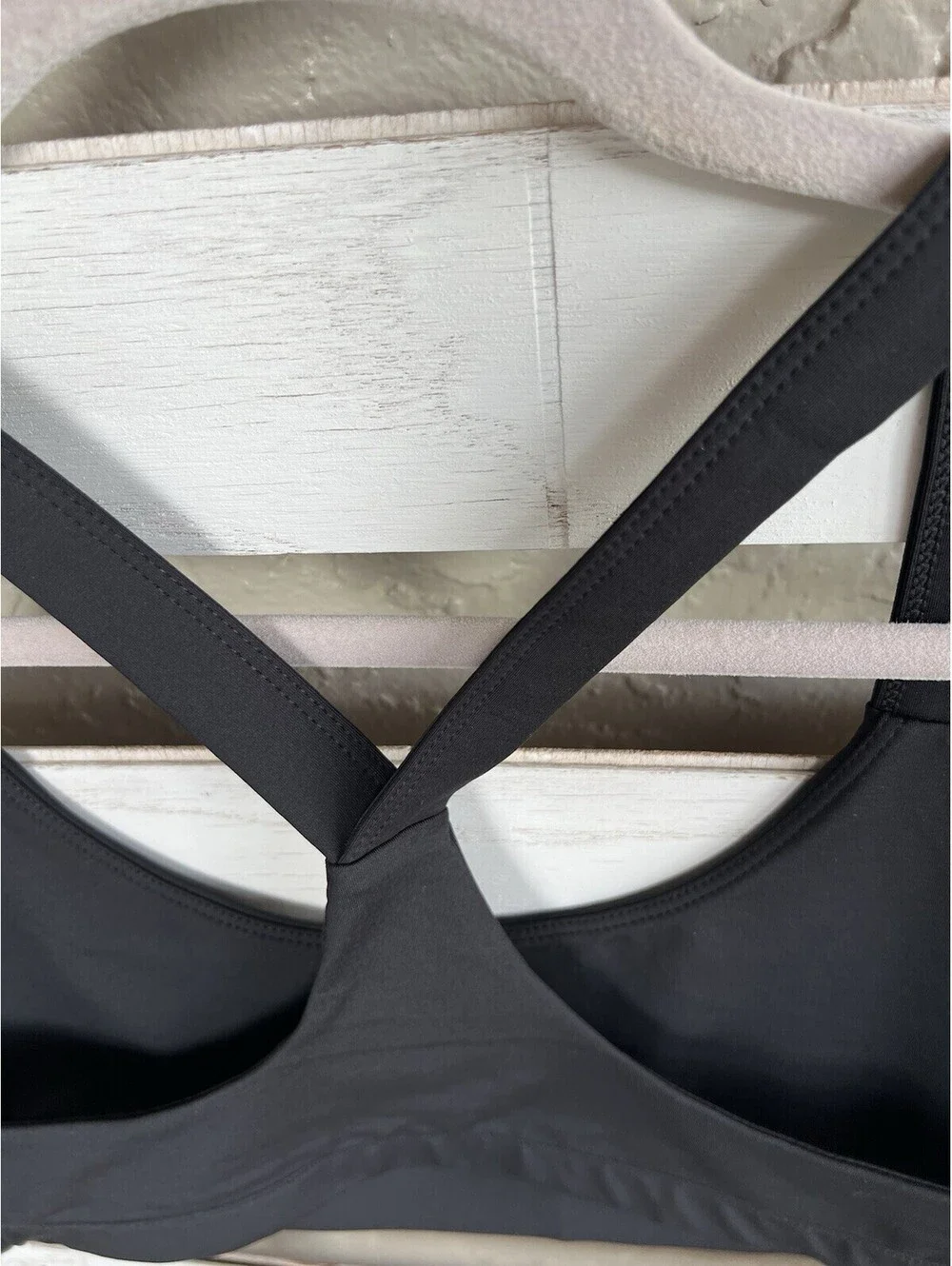 Black Juicy Couture Sport Sports Bra Racerback NWT Womens L.